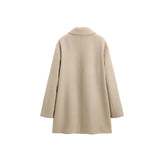 Men's Label Pocket Wool Coat